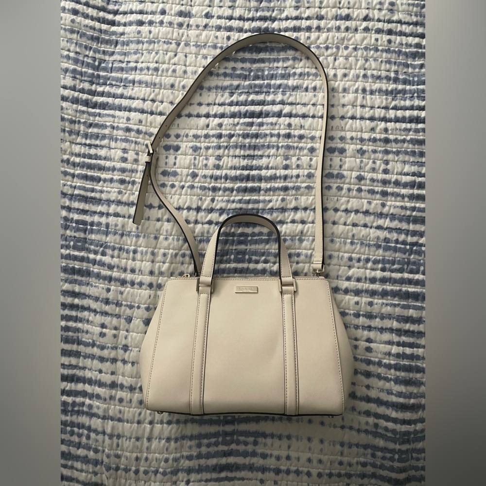 Small Loden Kate Spade Ivory And Gold Handbag